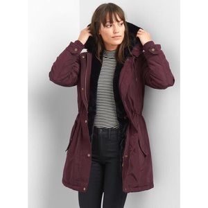 GAP PrimaLoft Faux Fur Parka
